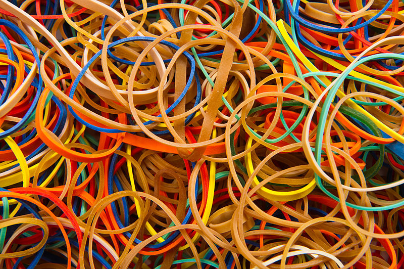 history of rubber bands